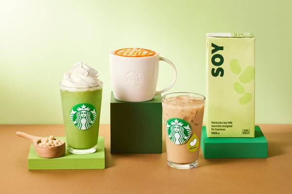 「ソイ 抹茶 クリーム フラペチーノ」「ソイ キャラメル マキアート」「ソイ チャイ ティー ラテ」