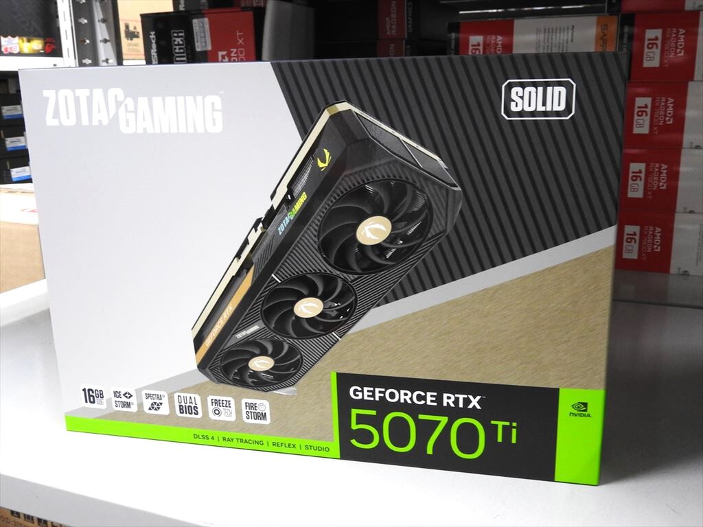 ZOTAC GAMING GeForce RTX 5070 Ti SOLID OC