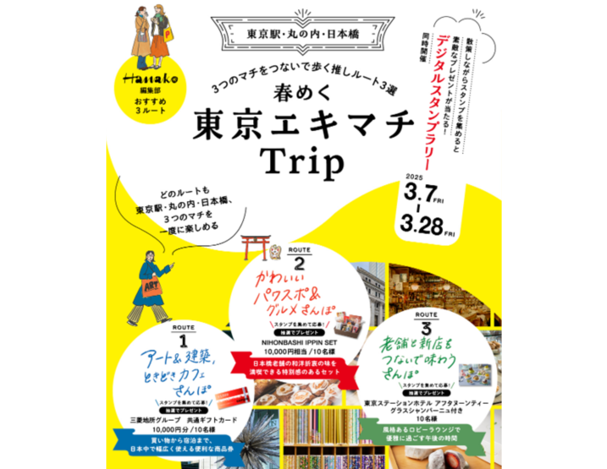 デジタルスタンプラリー「東京エキマチ スタンプラリー」