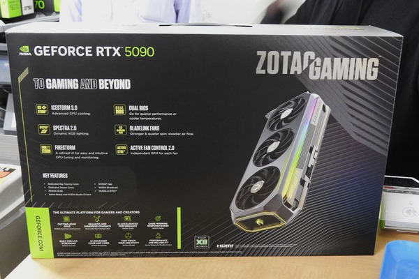 ZOTACからGeForce RTX 5090搭載ビデオカードが発売も数分で完売 - 週刊