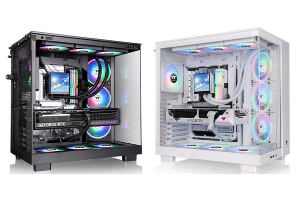 ピラーレス×リバースファンで魅せるPCケースがThermaltakeから