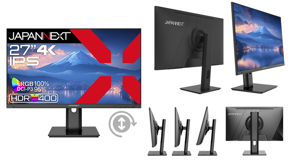 ASCII.jp：JAPANNEXT、USB-C給電対応の高機能27インチ4K液晶モニター