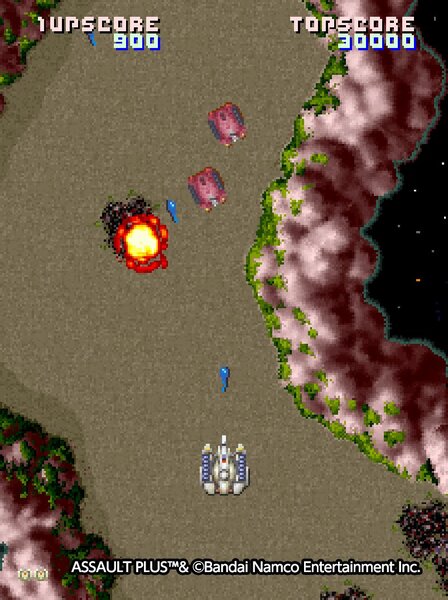 ナムコの『アサルトプラス』が「アーケードアーカイバー」で4月3日に配信決定！