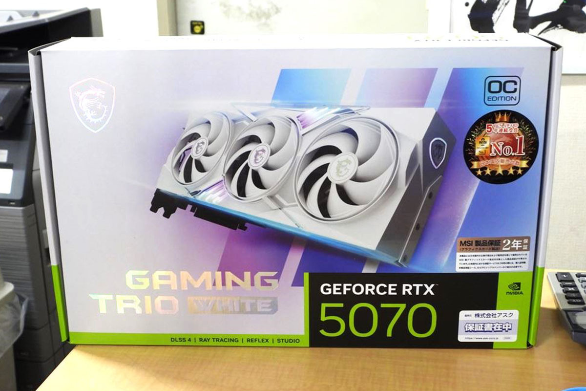 GeForce RTX 5070 Gaming Trio 本体【匿名配送】 MSI NVIDIA