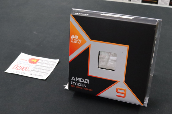 AMD Ryzen 9 9950X3D」再入荷、ゲームもクリエイティブも応える