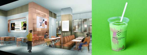 ピエール マルコリーニ、福岡に新店舗オープン！八女抹茶を使った限定