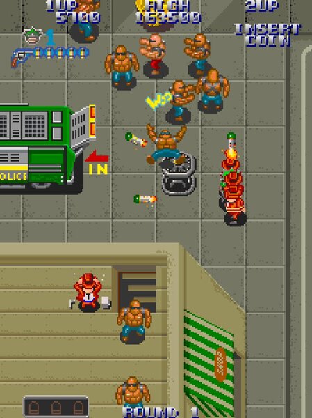 KONAMIの『クレイジーコップ』が「アーケードアーカイブス」で4月10日に配信!