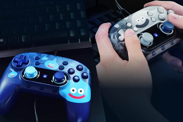PC専用のホリパッドに「ドラクエ」の「スライム」と「はぐれメタル」が