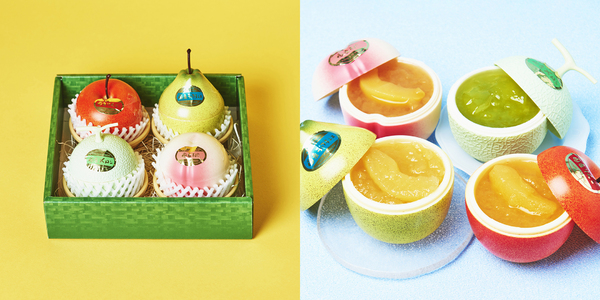 「ミ・ワ・クのフルーツ」フェアで販売する「フルーツアラモード」