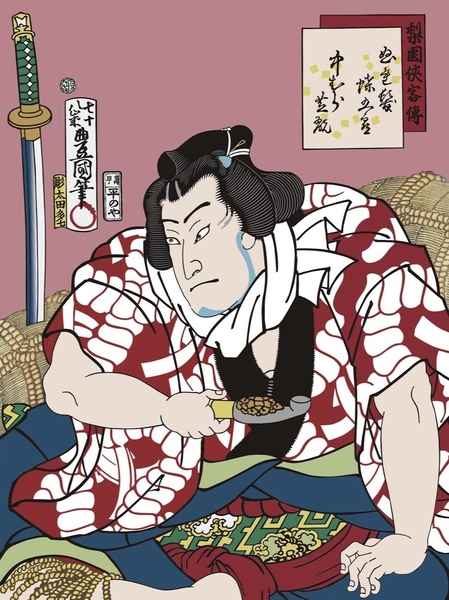 「東京インフィオラータ」浮世絵イメージ