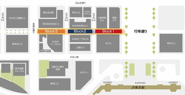 Marunouchi Street Parkマップ