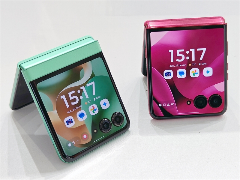 モトローラの新型折りたたみスマホ「razr 60」「razr 60 Ultra」を