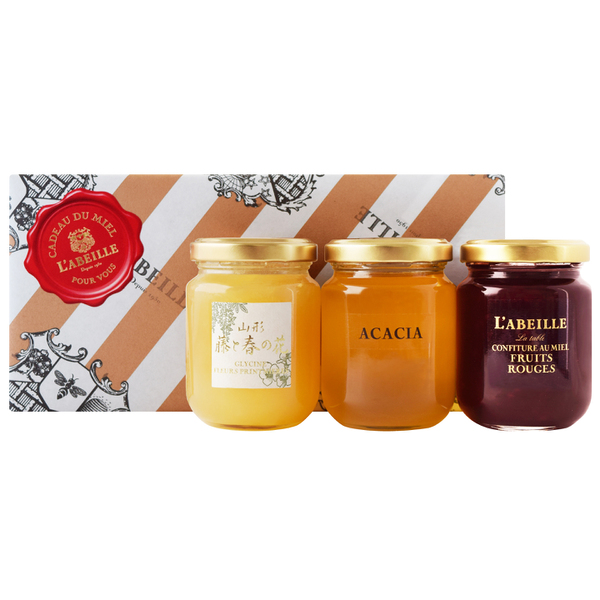 ラベイユの「母の日の贈り物 はちみつコンフィチュールギフトトリオ」