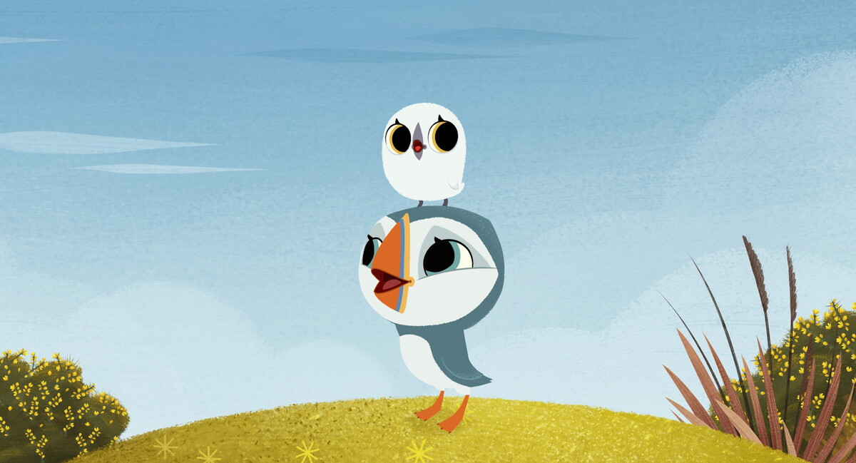 『パフィンの小さな島』