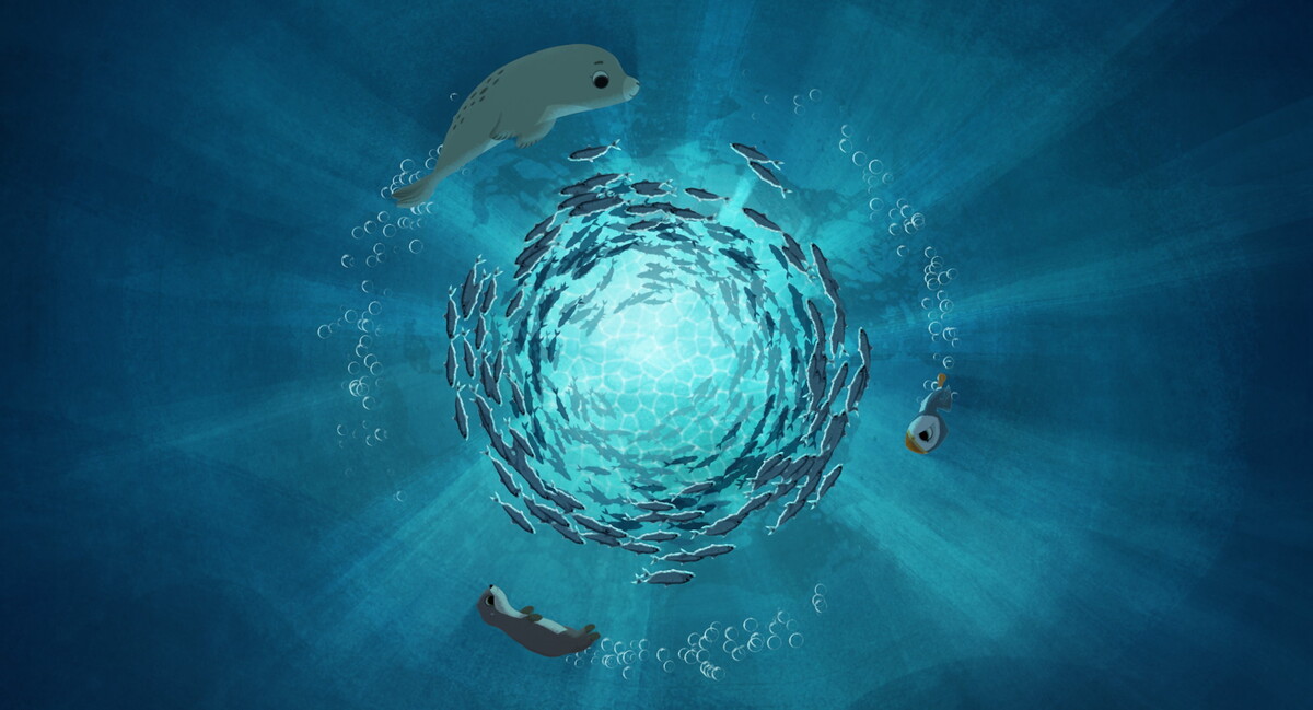 『パフィンの小さな島』