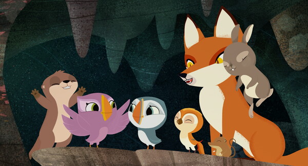 『パフィンの小さな島』