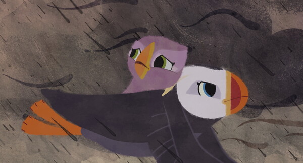 『パフィンの小さな島』