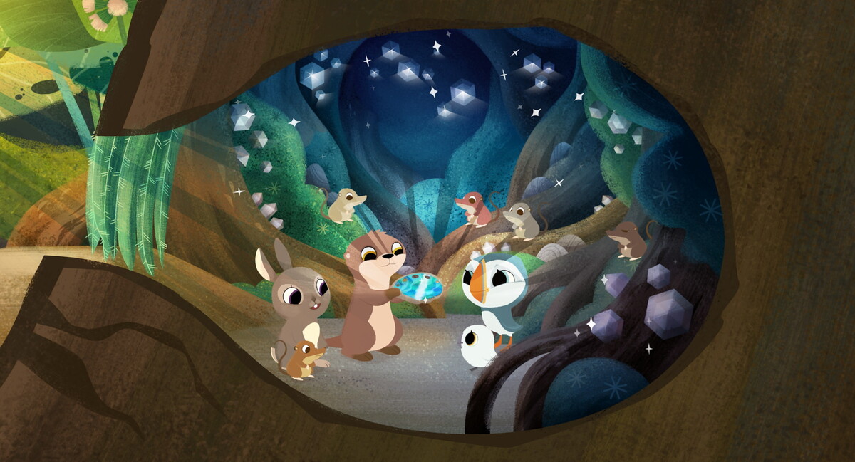 『パフィンの小さな島』