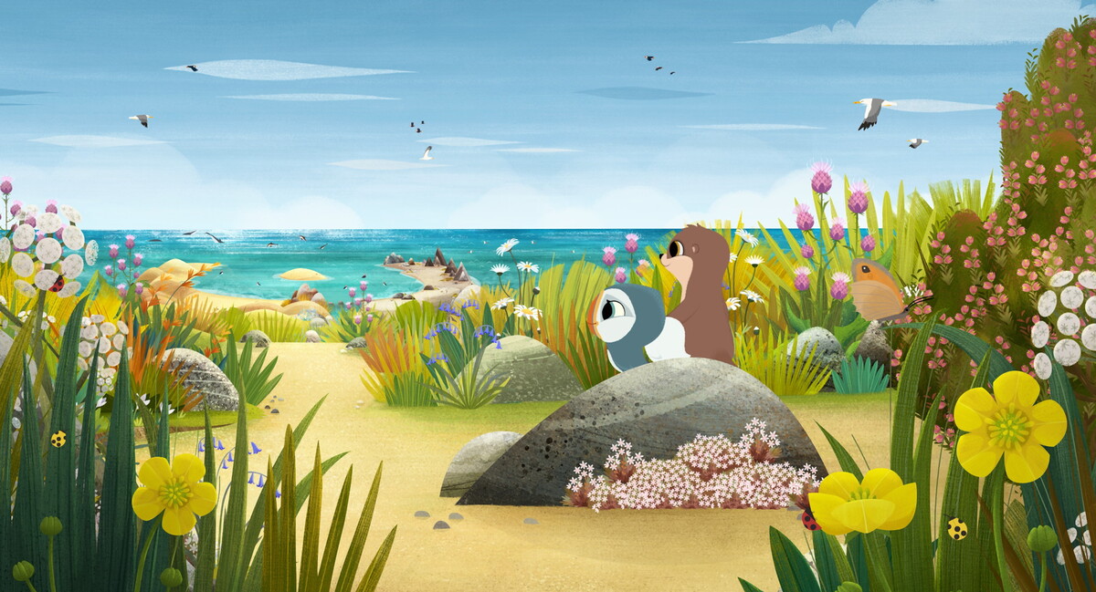 『パフィンの小さな島』