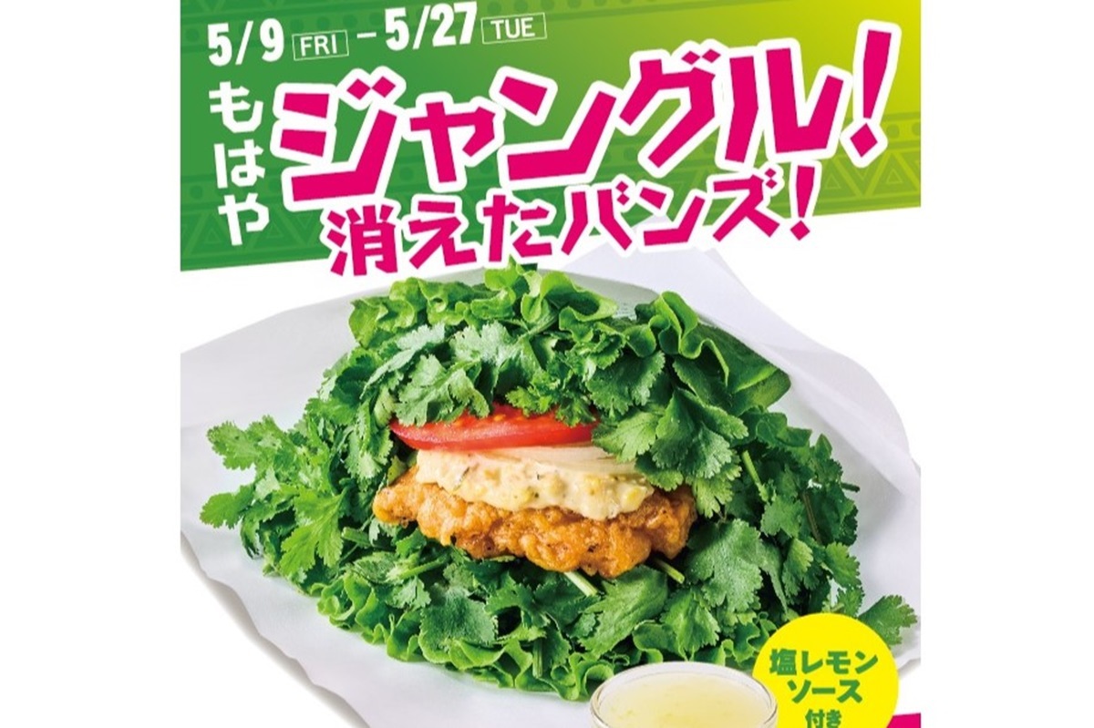 ASCII.jp：ひえぇぇ……パクチーで肉を包んだバーガー。なんと15倍。あの