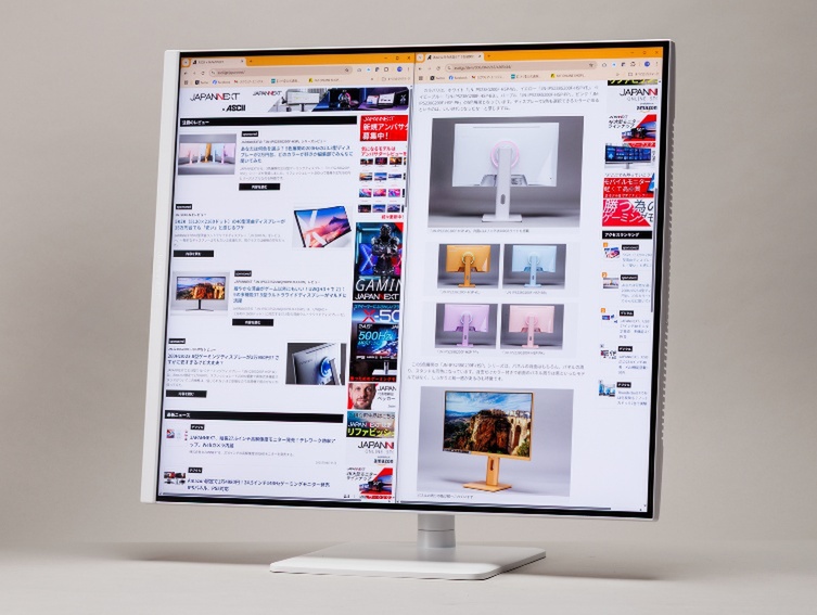 2560×2880ドットの16:18でWEBカメラ付きのクセ強27.6型ディスプレーが意外なほど便利だった件
