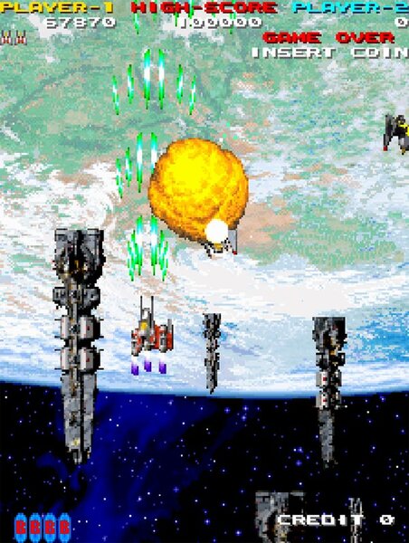 ナムコの『ネビュラスレイ』が「アーケードアーカイブス」で5月15日に配信決定！