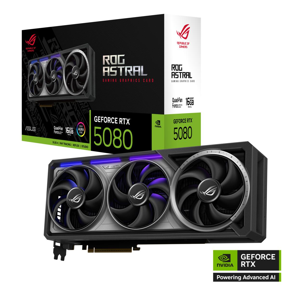 ASCII.jp：ASUS、GeForce RTX 5080搭載「ROG-ASTRAL-RTX5080-16G