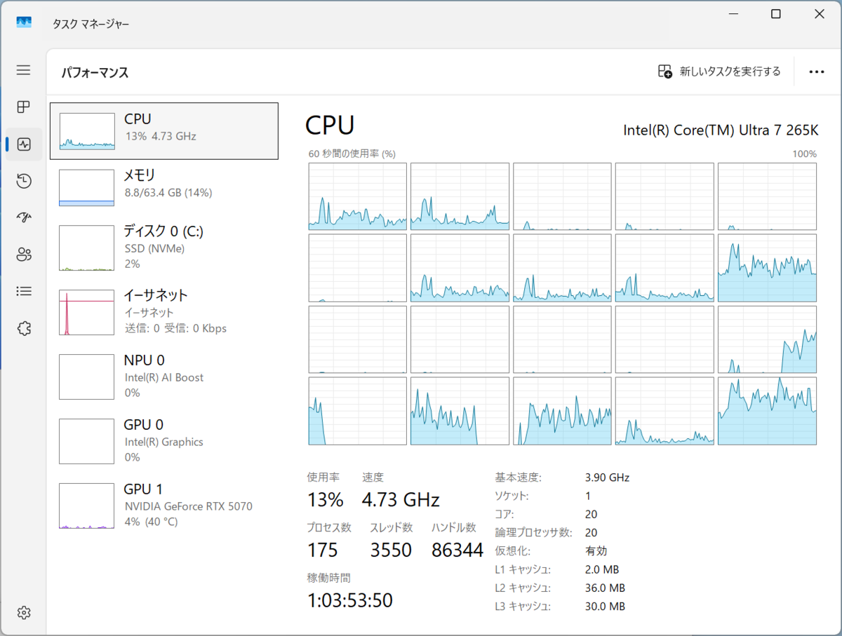 モンハンワイルズも4Kプレイ! RTX 5070&絶妙PL1設定のCore Ultra 7 265Kを採用する高品質ゲーミングPC