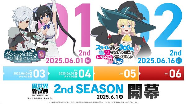 『異世界∞異世界』の「2ndシーズン」の開幕を記念した公式番組が5月28日に配信！