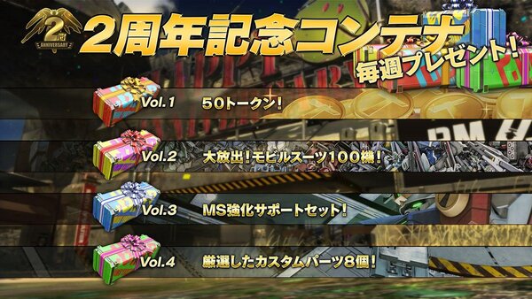 Steam版『機動戦士ガンダム バトルオペレーション2』にて2周年記念キャンペーンが開催！