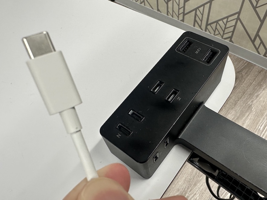 USB-Aポート付きクリップタップ