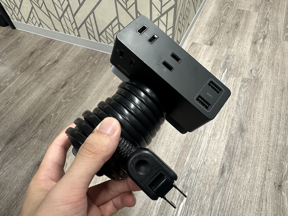 USB-Aポート付きクリップタップ