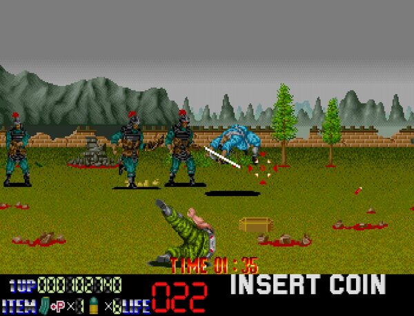 ビデオシステムの『スパイナルブレーカーズ』が「アーケードアーカイブス」で配信中！