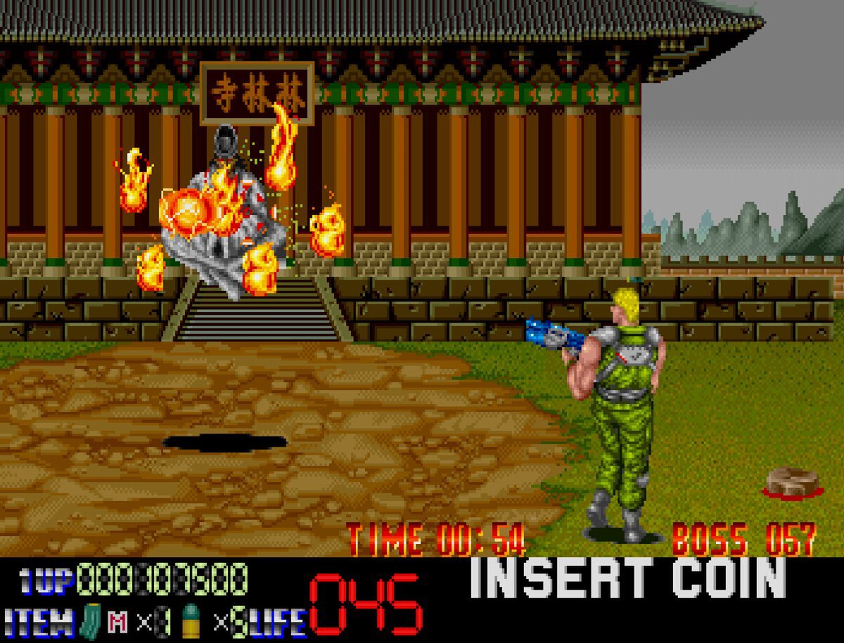 ビデオシステムの『スパイナルブレーカーズ』が「アーケードアーカイブス」で配信中!