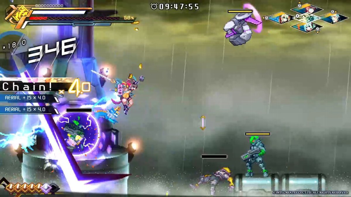 『蒼き雷霆 ガンヴォルト トライアングル エディション』の東西対抗スコアアタック+体験会が6月15日に東京と大阪で開催!