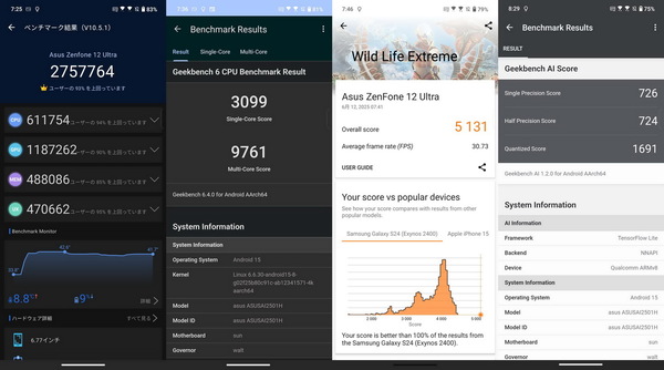 「Zenfone 12 Ultra」実機レビュー