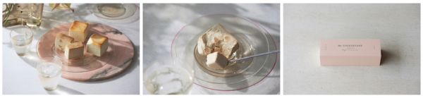 Mr. CHEESECAKE assorted 3-Cube Peach Earl Grey