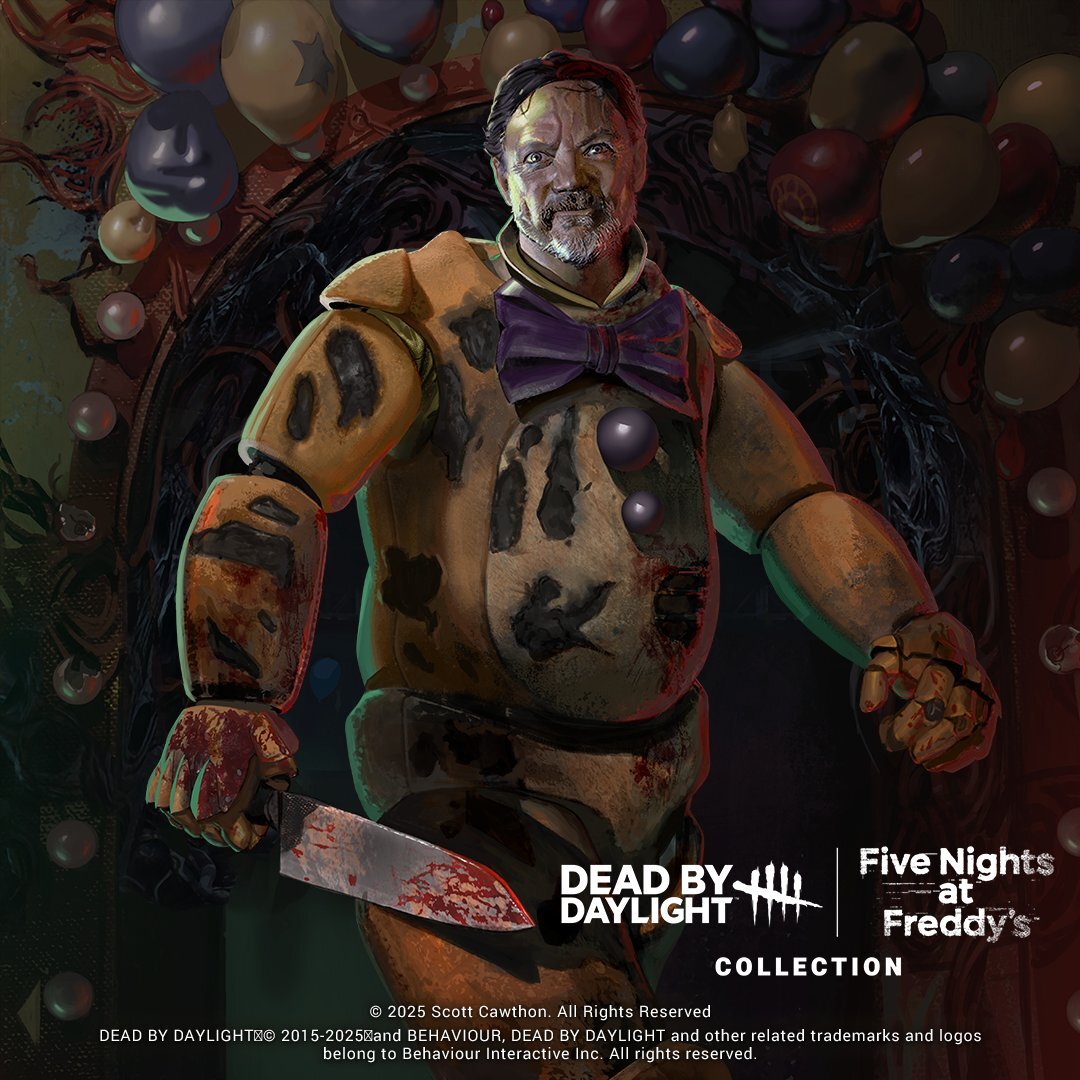 『Dead by Daylight』にて『Five Nights at Freddy's』とのコラボチャプターが配信開始!