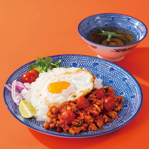 トマトのガパオ