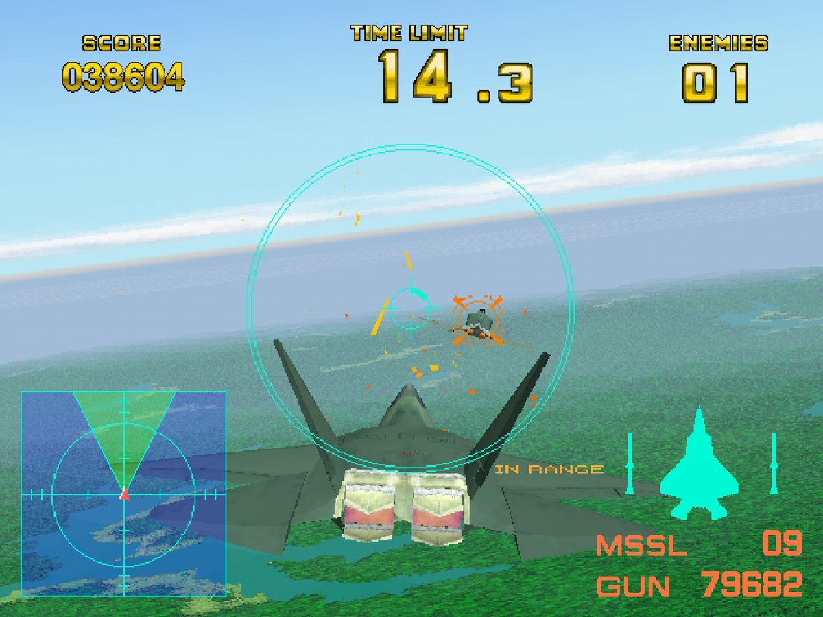 ナムコの『エアーコンバット22』が「アーケードアーカイブス」と「2」で7月3日に配信決定！