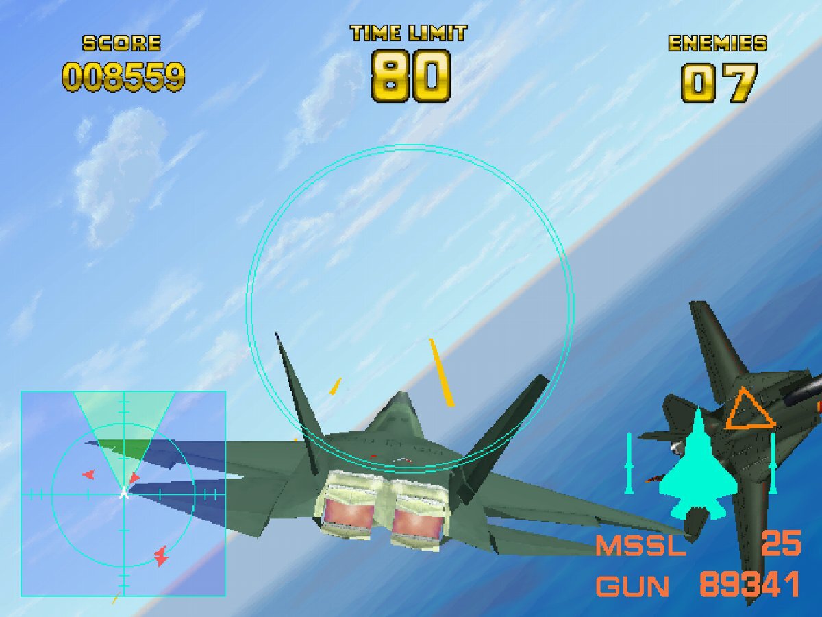 ナムコの『エアーコンバット22』が「アーケードアーカイブス」と「2」で7月3日に配信決定！