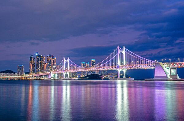 韓国・釜山の広安大橋