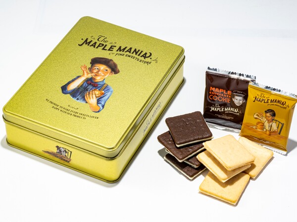 「ザ・メープルマニア」の「メープルクッキー詰合せ缶」
