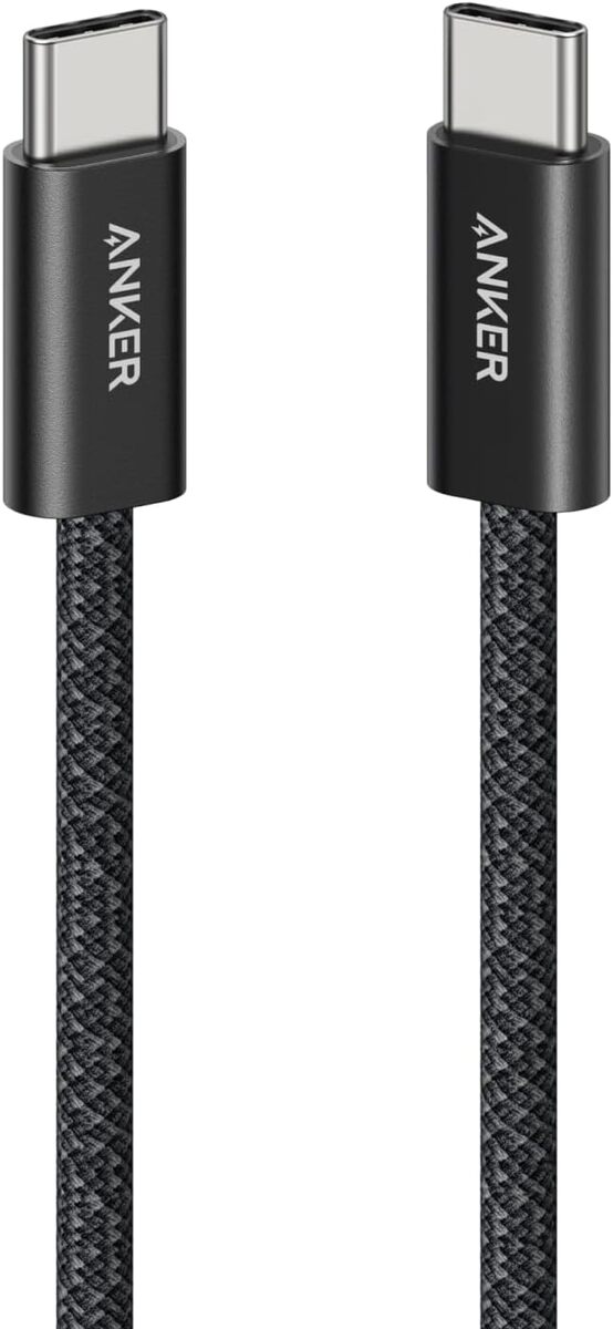 Anker Zolo USB-C & USB-C ケーブル（240W, 高耐久ナイロン）