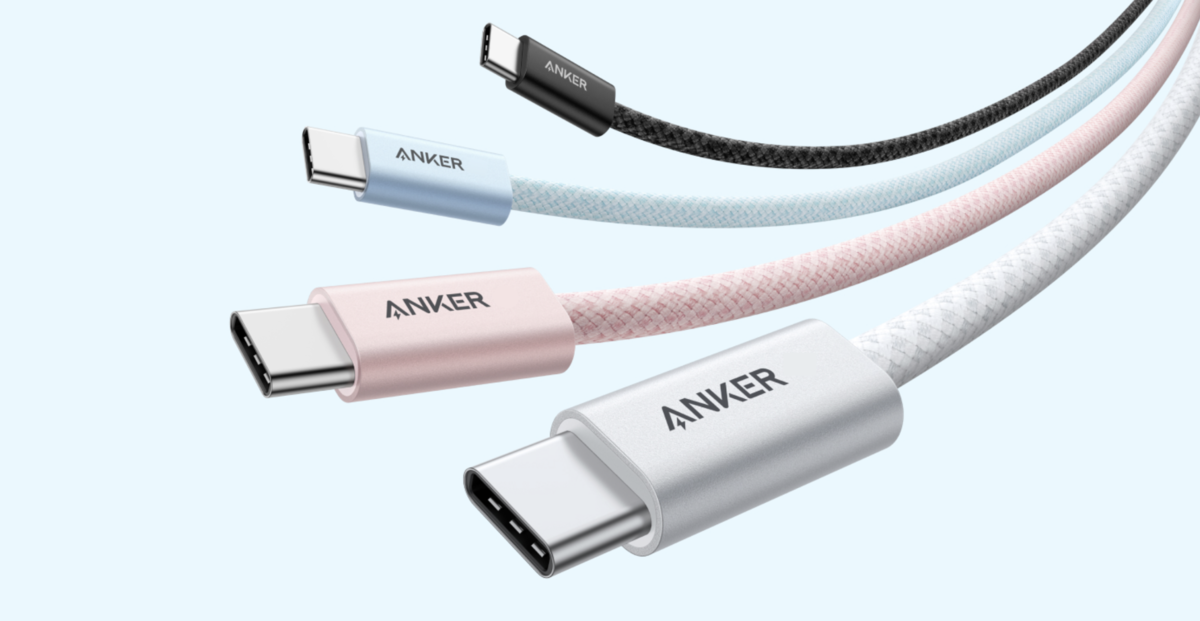 Anker Zolo USB-C & USB-C ケーブル（240W, 高耐久ナイロン）