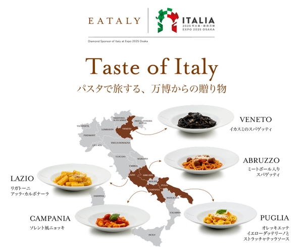 Taste of Italy – パスタで旅する、万博からの贈り物