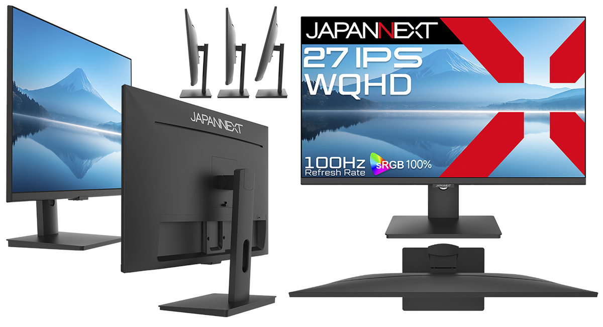 ASCII.jp：JAPANNEXT 27インチWQHD IPSモニター「JN-IPS27Q-C6」発表