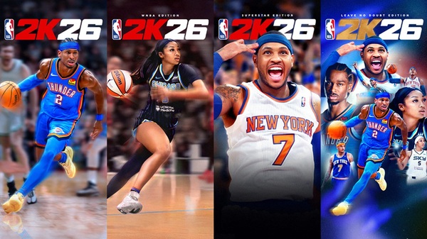 コートの主役をつかみ取れ!『NBA 2K26』のカバー選手を発表