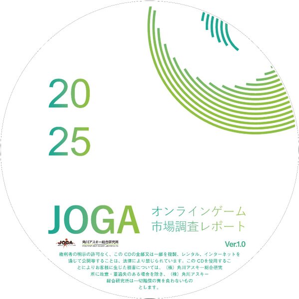 2024年の国内オンラインゲーム市場規模1兆105億円！「JOGAオンラインゲーム市場調査レポート2025」が本日発売
