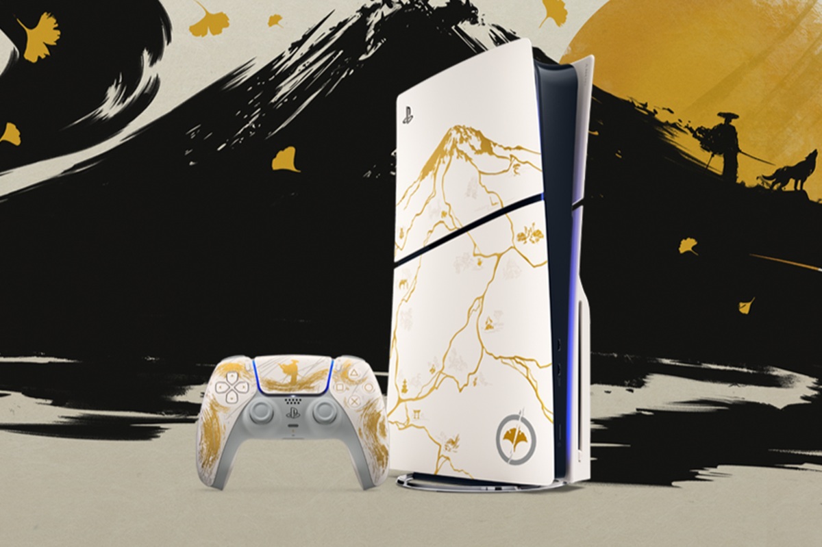 ASCII.jp：「ゴースト オブ ヨウテイ」仕様の“金継ぎ”PS5が登場